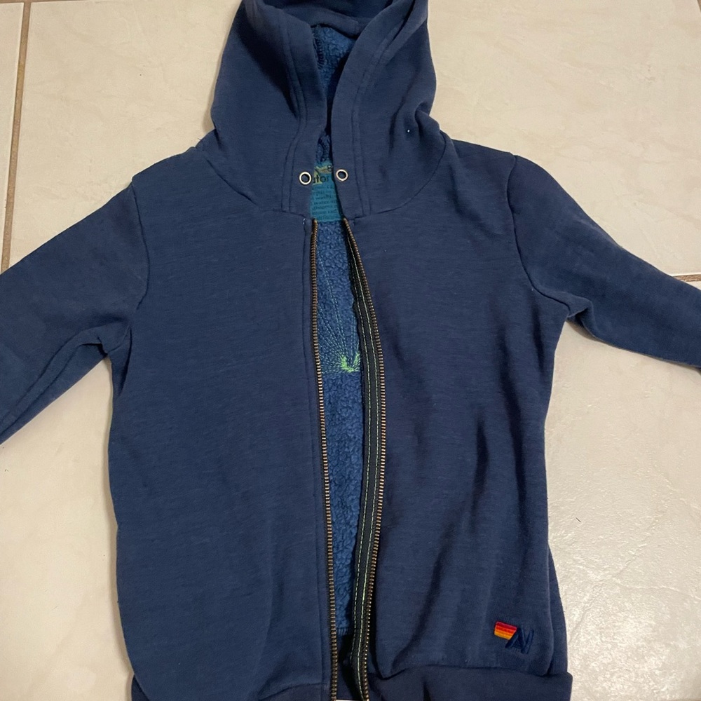 Aviator nation, navy blue, zip up
